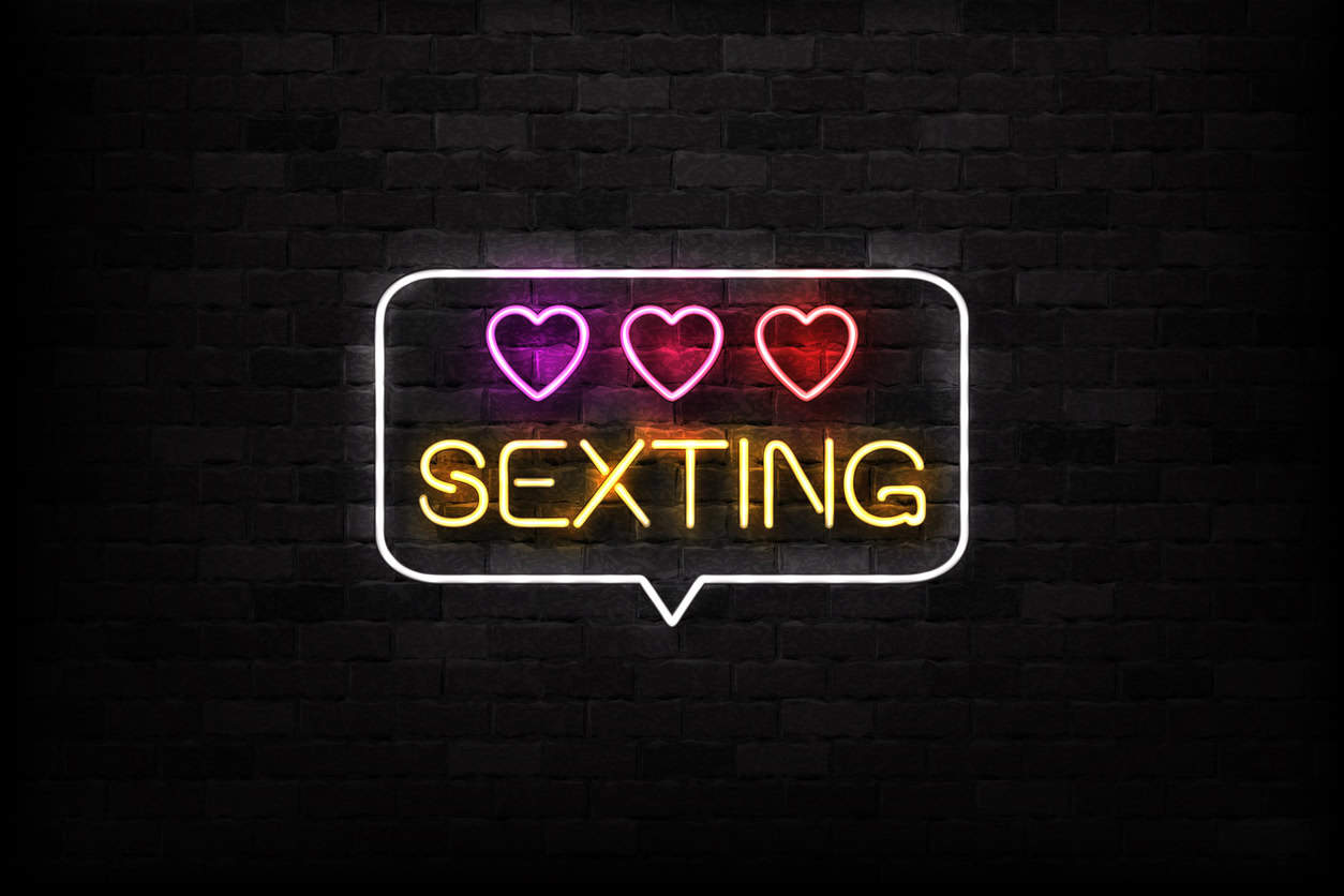 Neonreklame Sexting